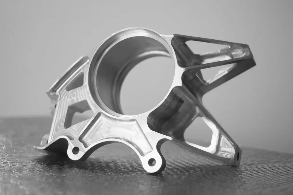 As-machined aluminum component