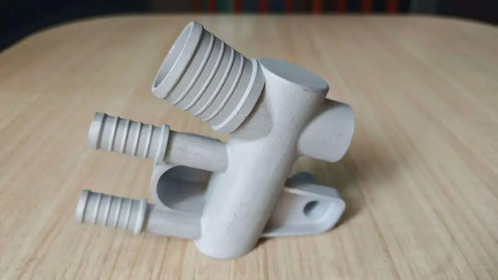 Metal 3D-printed aluminum component