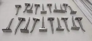 CNC machining a metal component