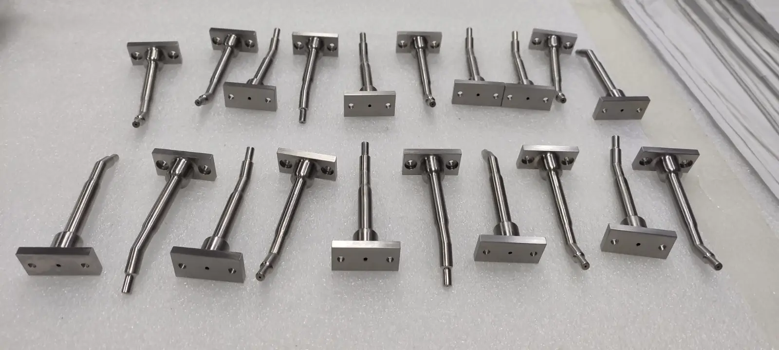 CNC machining a metal component