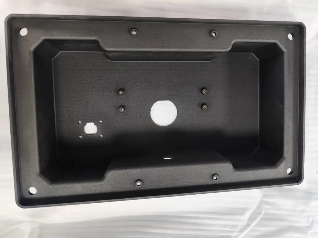 3D-printed nylon electronics enclosure